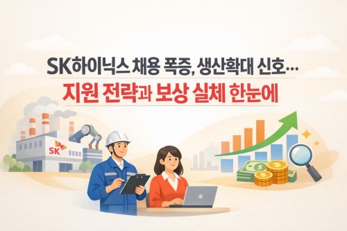 SK하이닉스 채용 폭증, 생산확대 신호…지원 전략과 보상 실체 한눈에