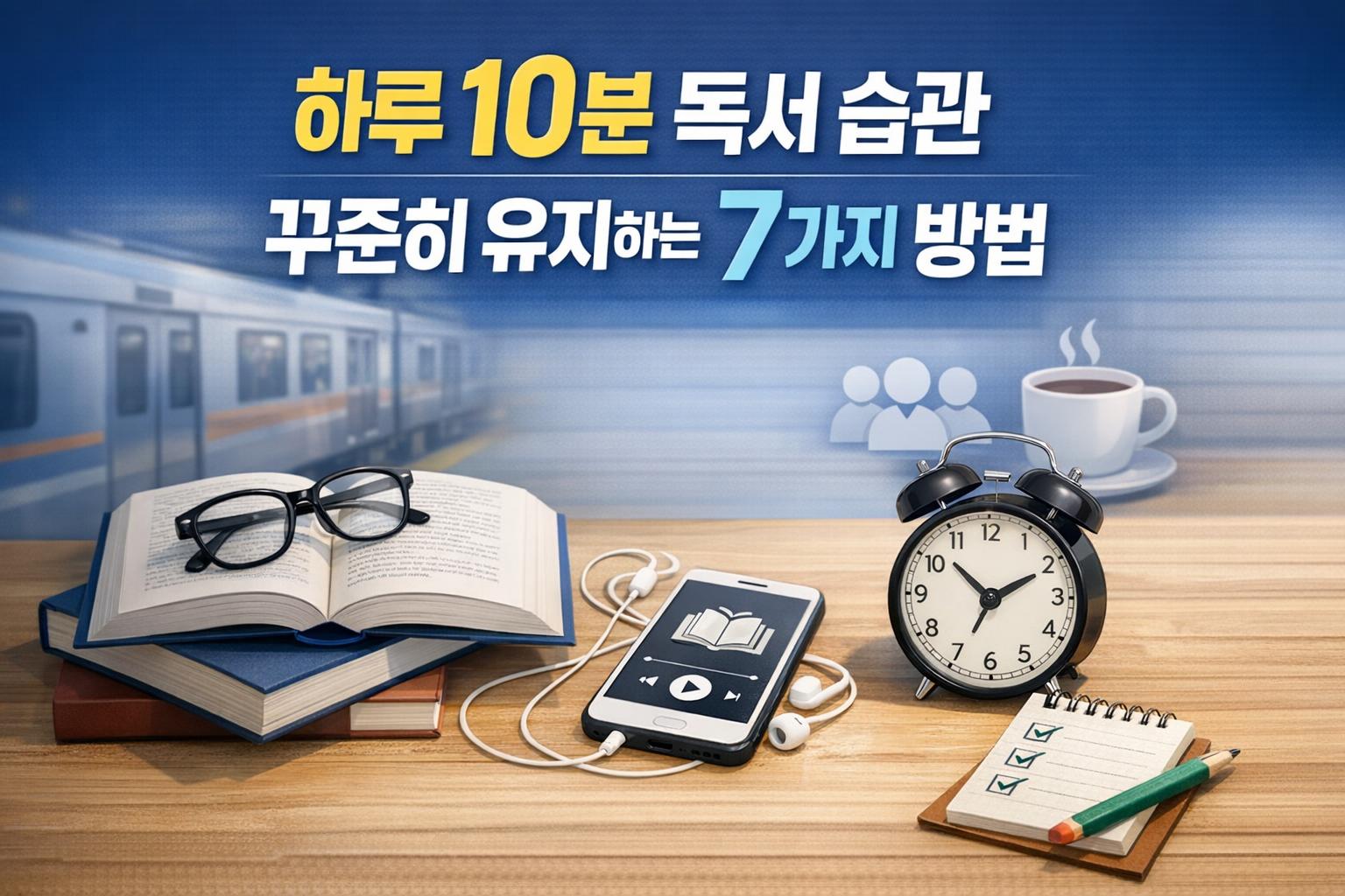 하루 10분으로 달라진다…독서 습관 꾸준히 유지하는 7가지 방법