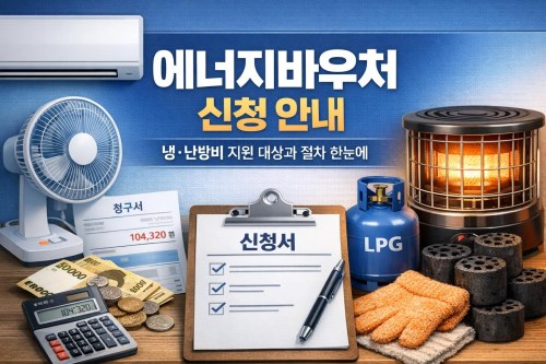 에너지바우처 신청 안내 — 냉·난방비 지원 대상과 절차 한눈에