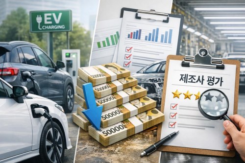7월 전기차 보조금 기준 변경, 제조사 평가 도입이 바꿀 소비자 선택지도